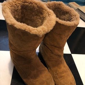 Coach winter boots